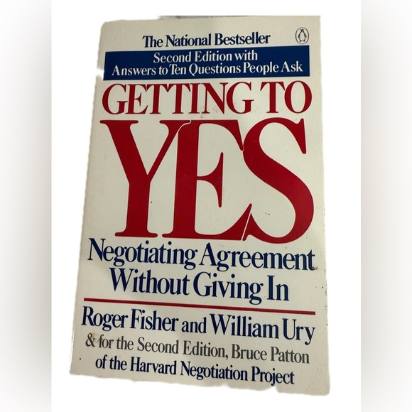 Getting to Yes Book - Picture 1 of 2